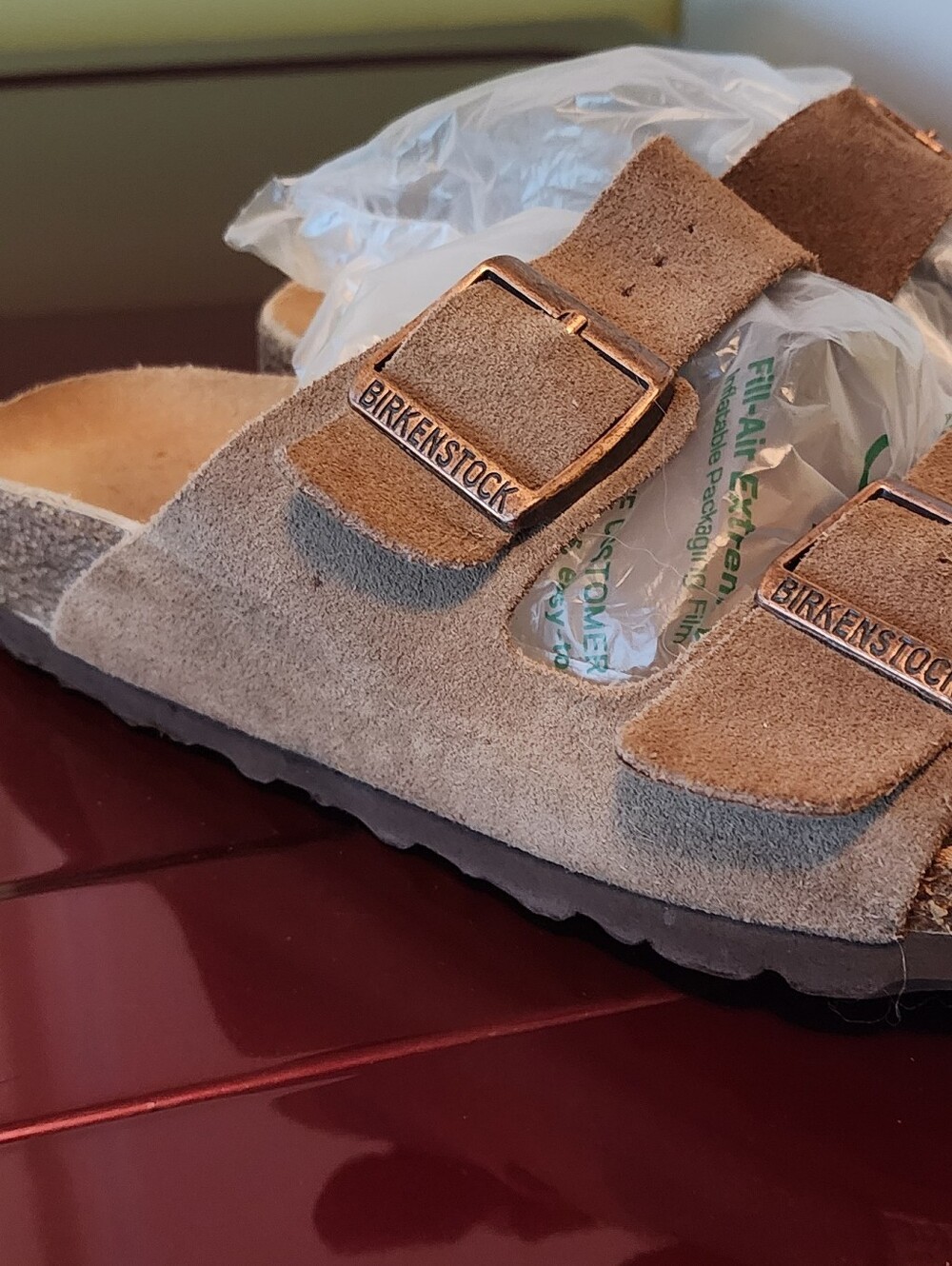 Birkenstock Arizona Sandals Size 36 / 6 - 6.5 / taupe / GUC - Picture 2 of 9